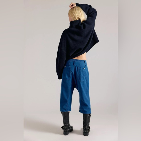 NWT! Free People We The Free Maven Crop Harem Pants Sz 4 - Picture 2 of 4